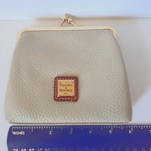 Dooney & Bourke Bone Card and Coin Pouch ZR407 BO